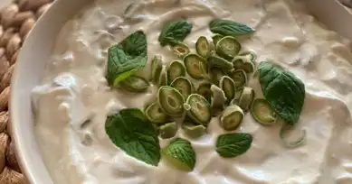 Ferahlatıcı Çağla Bademli Meze Tarifi
