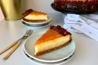 Nefis Bal Kabağı Soslu Cheesecake Tarifi