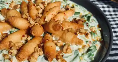 Çıtır Yufka ile Nefis Semizotu Salatası