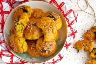Glutensiz Zerdeçallı Poğaça Tarifi