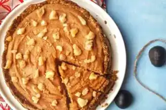 Nefis Hurma ve Kestaneli Tart Tarifi