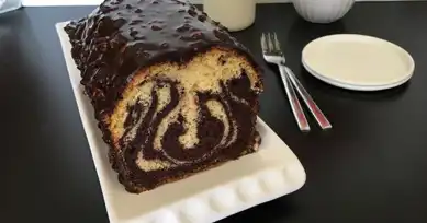 Çikolata Ganajlı Mermer Kek Tarifi