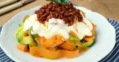 Sağlıklı Kabak ve Havuç Spagetti Tarifi