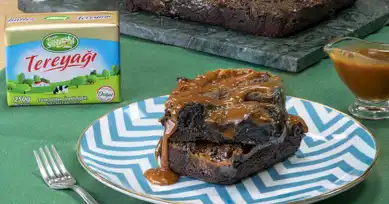 Nefis Karamelli Brownie Tarifi