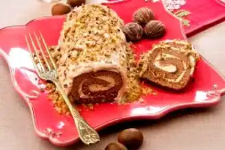 Nefis Kestaneli Rulo Pasta Tarifi