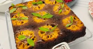 Nefis Mandalinalı Kakaolu Kek Tarifi