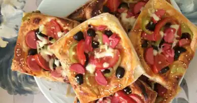 Çıtır Çıtır Milföy Pizza Tarifi