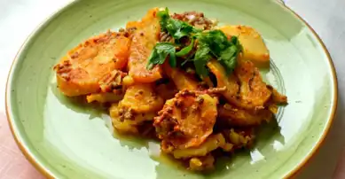 Nefis Patatesli Kıymalı Yemek Tarifi