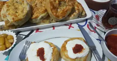 Nefis Patatesli Kıymalı Gül Böreği Tarifi