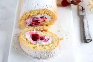 Nefis Peynirli Vişne Rulo Pasta Tarifi