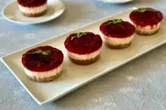 Minik Porsiyonluk Cheesecake Tarifim