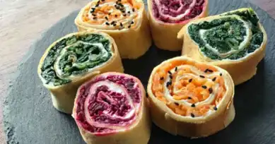 Renkli Sebzeli Roll Krep Tarifi