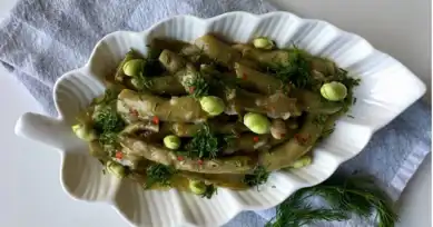 Nefis Taze Bakla Yemeği Tarifi
