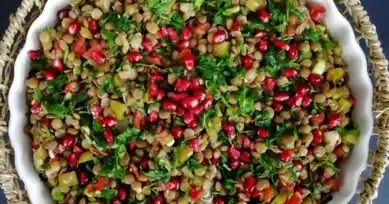 Lezzetli ve Sağlıklı Yeşil Mercimek Salatası Tarifi