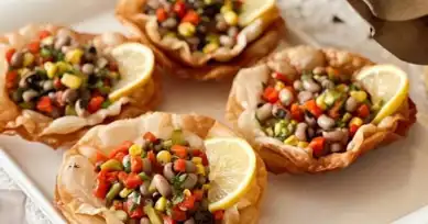 Yufka Kasede Börülce Salatası Tarifi
