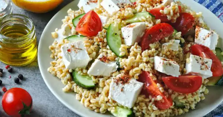 Nefis Peynirli Bulgur Salatası Tarifi