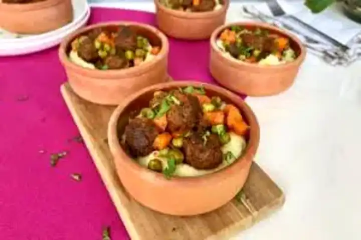 Nefis Püreli Sebzeli Misket Köfte Tarifi