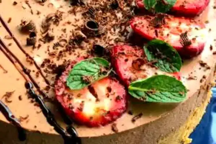 Rafine Şekersiz Çikolatalı Cheesecake Tarifi