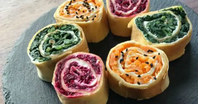 Renkli Sebzeli Roll Krep Tarifi