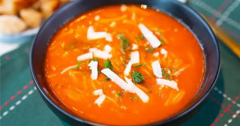 Nefis Salçalı Tel Şehriye Çorbası Tarifi