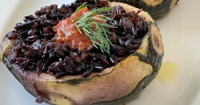 Nefis Siyah Pirinçli Kabak Dolması Tarifi