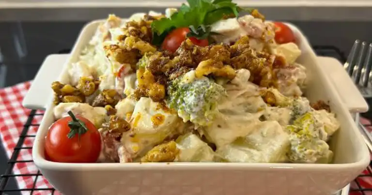 Doyurucu Yoğurtlu Sebze Salatası Tarifi
