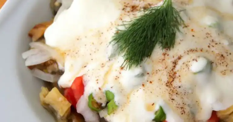 Nefis Yoğurtlu Tereyağlı Köz Patlıcan Salatası Tarifi