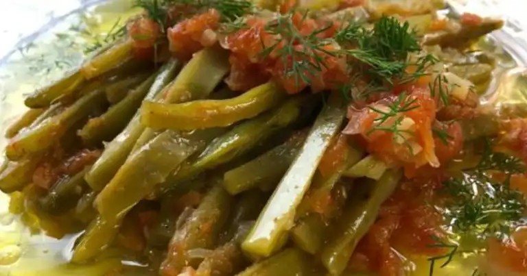 Zeytinyağlı Dizme Taze Fasulye Tarifi