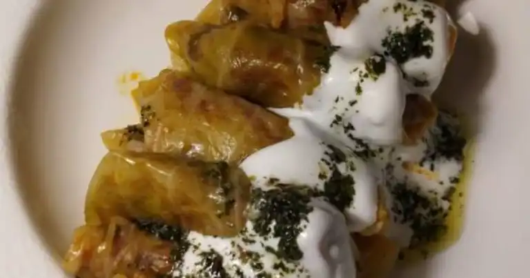 Nefis Zeytinyağlı Lahana Sarması Tarifi